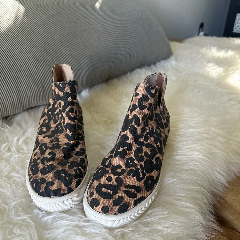 Steve Madden NWOT leopard ankle boots, size 8.5 - Picture 4 of 10